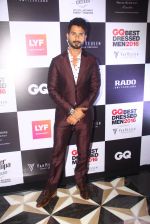 Shahid Kapoor at GQ Best Dressed Men 2016 in Mumbai on 2nd June 2016